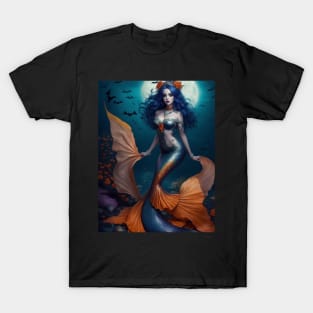 Orange Rose Mermaid T-Shirt